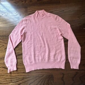Charter Club Soft Pink Cashmere Turtleneck